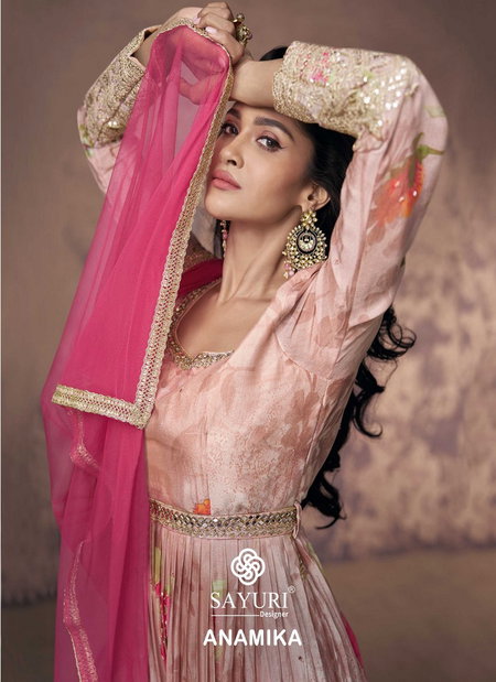 Anamika By Sayuri Designer Georgette Readymade Suits Wholesalers In Delhi